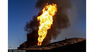  آتش‌سوزی در میدان نفتی شادگان 