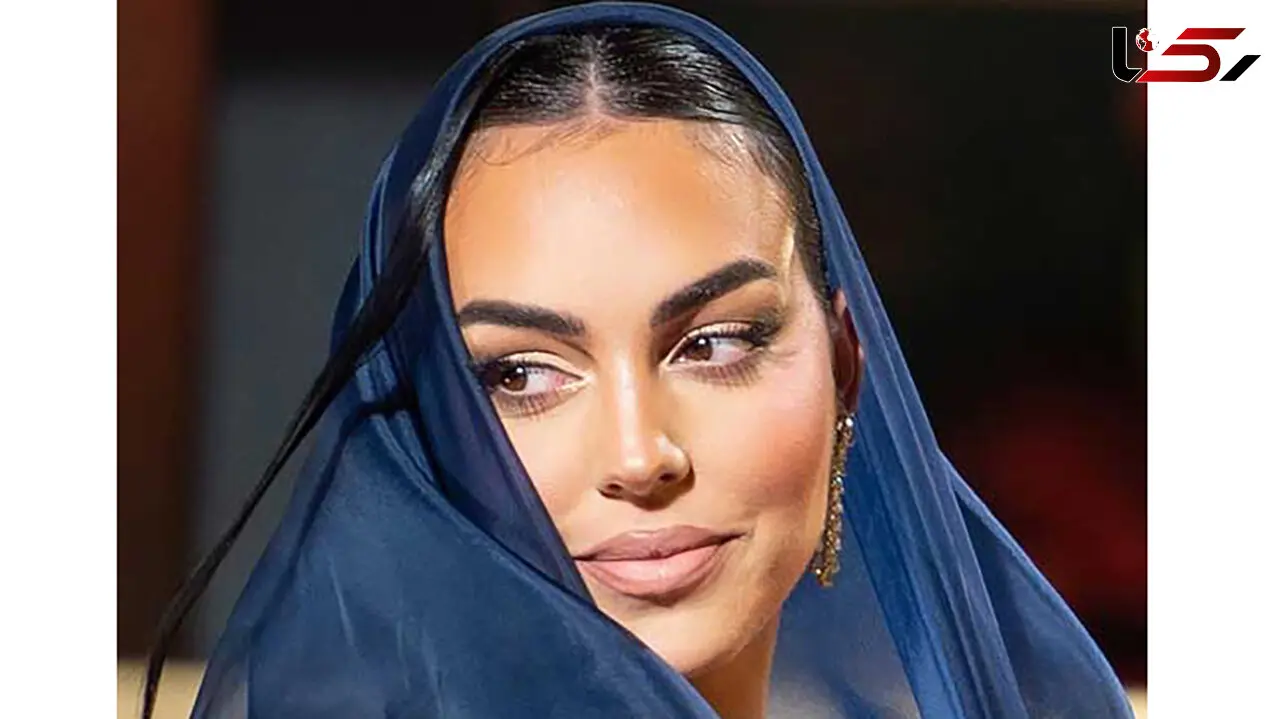 جنجال عکس های جورجینا کنار برج و ورزشگاه آزادی / با حجاب کامل به ایران آمد؟