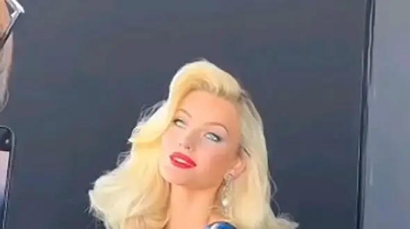 این زن ملکه زیبایی 2024 جهان شناخته شد ! / شباهت بی نظیر به مرلین مونرو ! + فیلم
