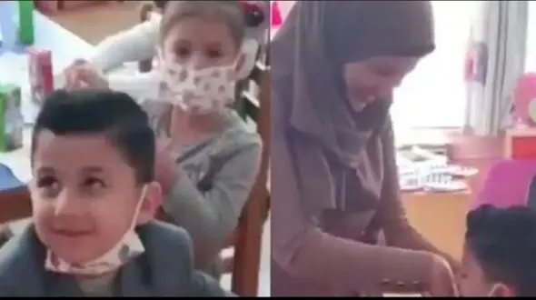 ببینید / خانم معلم مهربان ایرانی جهانی شد /  این فیلم دل جهانیان را تکان داد ! 