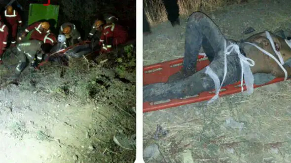 انتقال اجساد ۱۱ مسافر اتوبوس مرگ به پزشکی قانونی