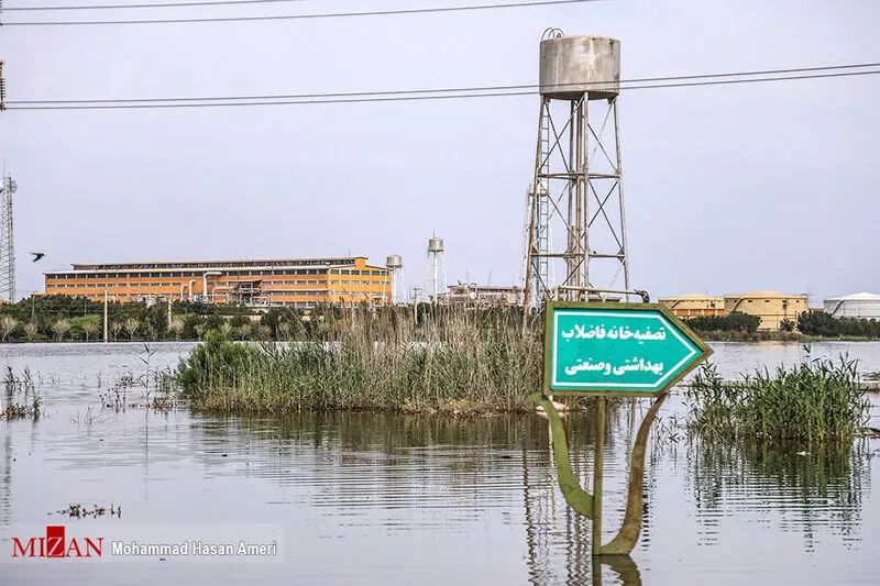 قطب نیشکر ایران زیر آب