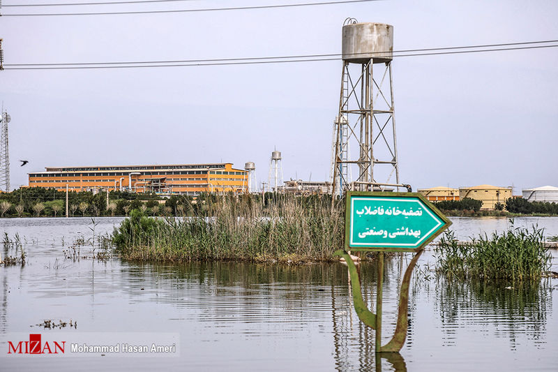 قطب نیشکر ایران زیر آب