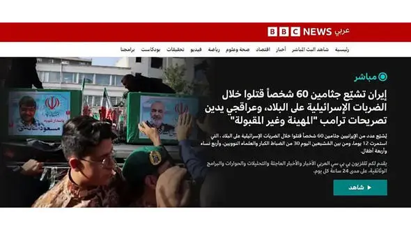 بازتاب مراسم تشییع شهدا  اقتدار جنگ ۱۲ روزه در رسانه‌های خارجی