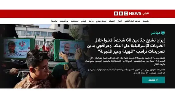 بازتاب مراسم تشییع شهدا  اقتدار جنگ ۱۲ روزه در رسانه‌های خارجی