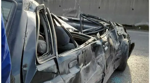 زنده ماندن در این پراید معجزه است / صحنه ترس آور در بابل + عکس