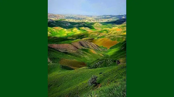 این منظره زیبا در خراسان رضوی است + عکس