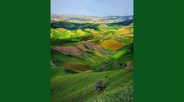 این منظره زیبا در خراسان رضوی است + عکس