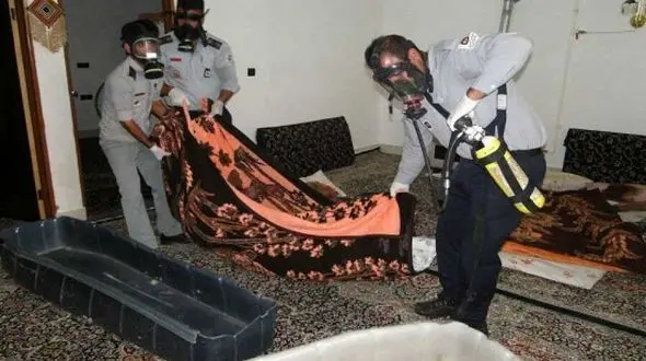 تلخ ترین عکس از مرگ دردناک پدر و دختری در فردیس