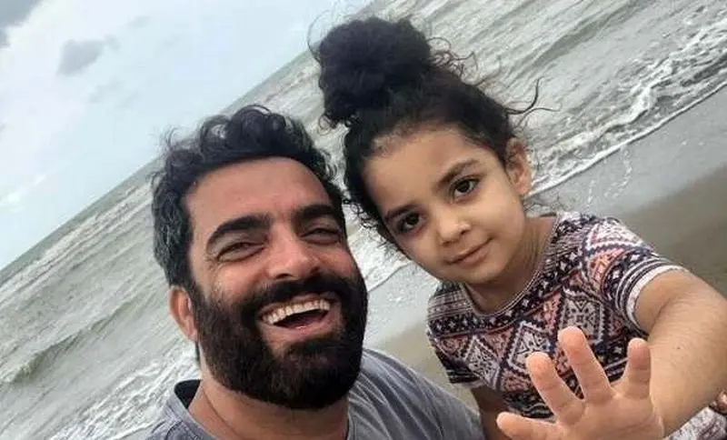 منوچهر هادی و دخترش سوفیا