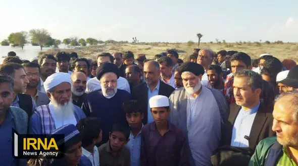 رئیسی: برای پیشگیری از خسارات ناشی از بارش‌های آتی به سیستان و بلوچستان آمدم