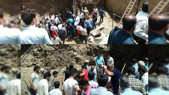 جزییات متفاوت از زنده به گور شدن 4 مرد در نهاوند!+ عکس