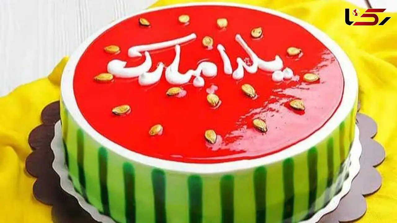 فیلم دستور پخت کیک هندوانه‌ ای برای شب یلدا + تزئینات جدید و خاص