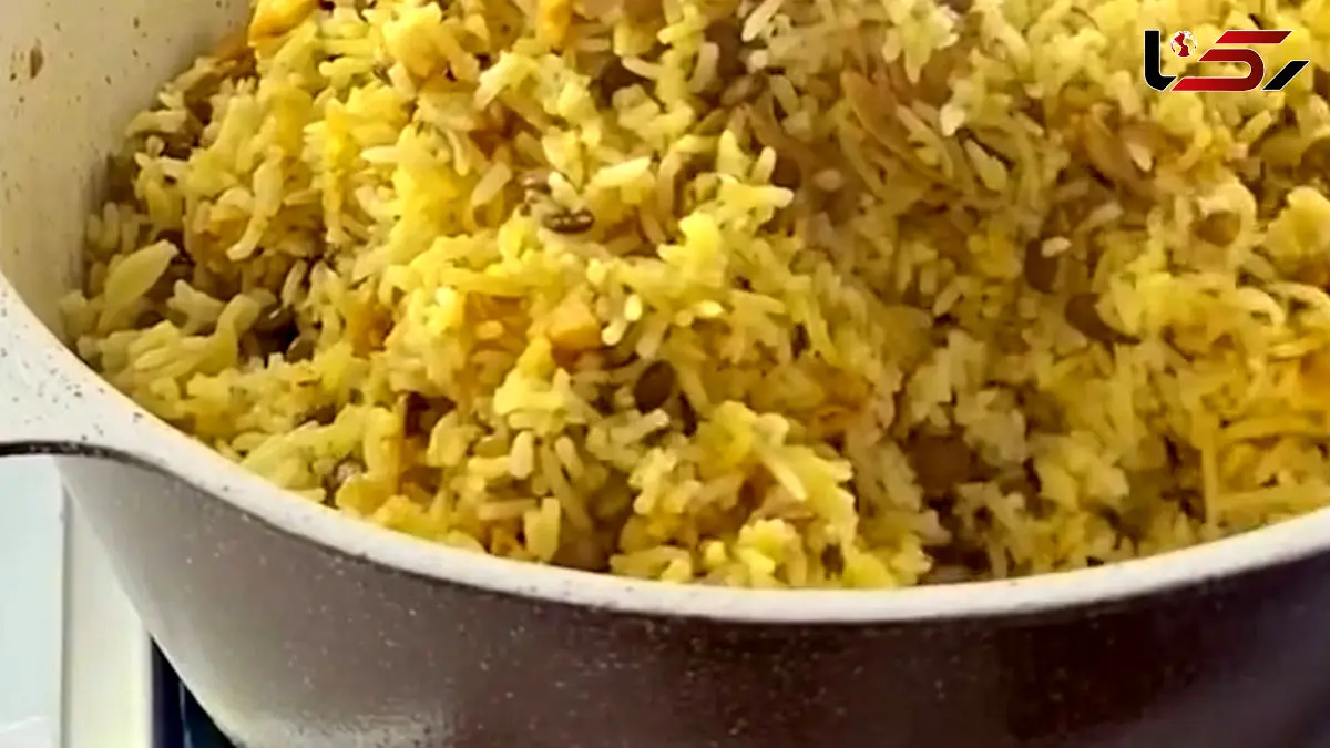 ساده ترین روش پخت عدس پلو