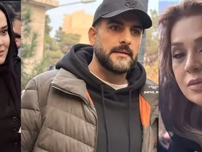 نسرین مقانلو، آشا محرابی، حامد کمیلی، شیوا مکینیان، مازیار لرستانی، رضا ناجی و سایر هنرمندانی که در مراسم ختم هادی مرزبان حضور احساسی و دلگرم کننده داشتند/ روحش شاد ویادش گرامی