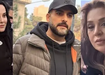 نسرین مقانلو، آشا محرابی، حامد کمیلی، شیوا مکینیان، مازیار لرستانی، رضا ناجی و سایر هنرمندانی که در مراسم ختم هادی مرزبان حضور احساسی و دلگرم کننده داشتند/ روحش شاد ویادش گرامی