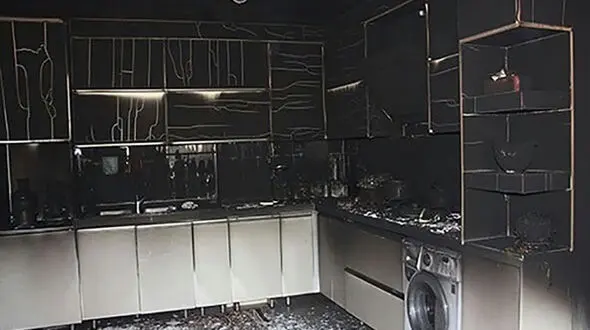 آتش سوزی خانه مسکونی در بندرعباس / دلیل آن چه بود؟ + عکس