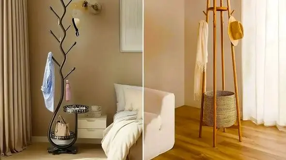زیباترین چوب لباسی‌ های ایستاده: 15 انتخاب مدرن برای منزل شما