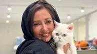 عکس/ رونمایی نفیسه روشن از لباس پلوخوری گربه خوشگلش / با اون کلاه چه کیوت و بامزه شده