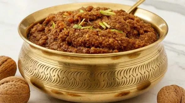 دسر زمستانی مقوی: طرز تهیه آسان حلوا گردو / پاسخ به سوالات رایج