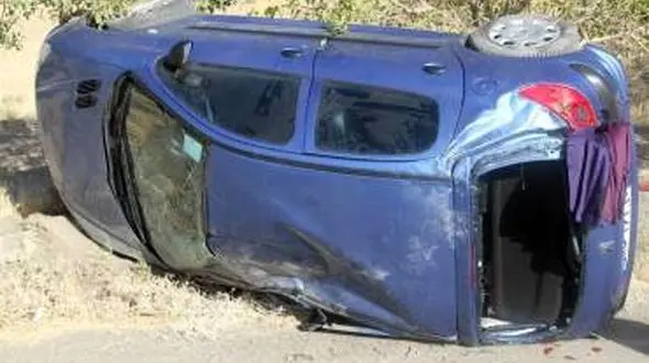 تصادف شدید مسعود جعفری‌جوزانی کارگردان سرشناس ایران + عکس خودروی چپ شده