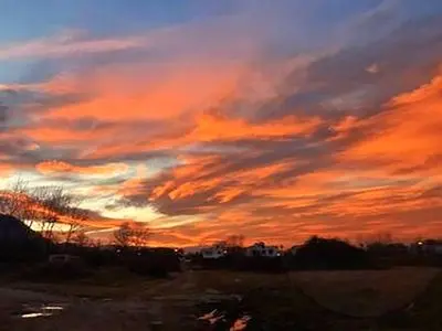 عکس زیبا از غروب مازندران