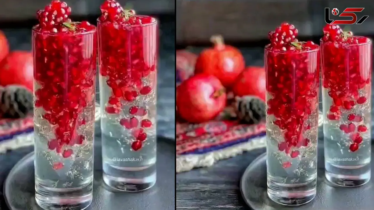 ژله حبابی انار ایده آل برای جشن ها
