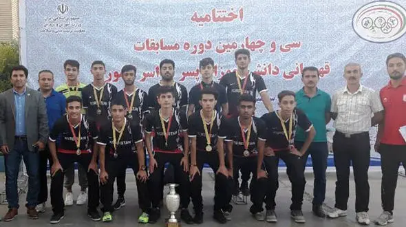 تیم فوتسال دانش آموزان کردستان قهرمان مسابقات کشوری شد