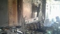 آتش خانه یک علی آبادی را سوزاند + عکس