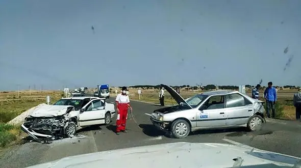 2 نفر بر اثر تصادف در بیدخت گناباد دچار مصدومیت شدند