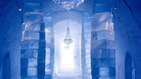 هتل شگفت انگیز یخی در سوئد+ عکس