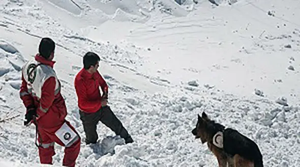 نجات دو کوهنورد قزوینی از  ریزش بهمن لواسان 