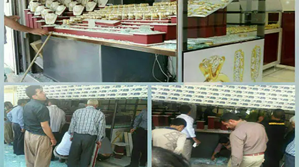 سرقت از طلافروشی در ملکشاهی +عکس