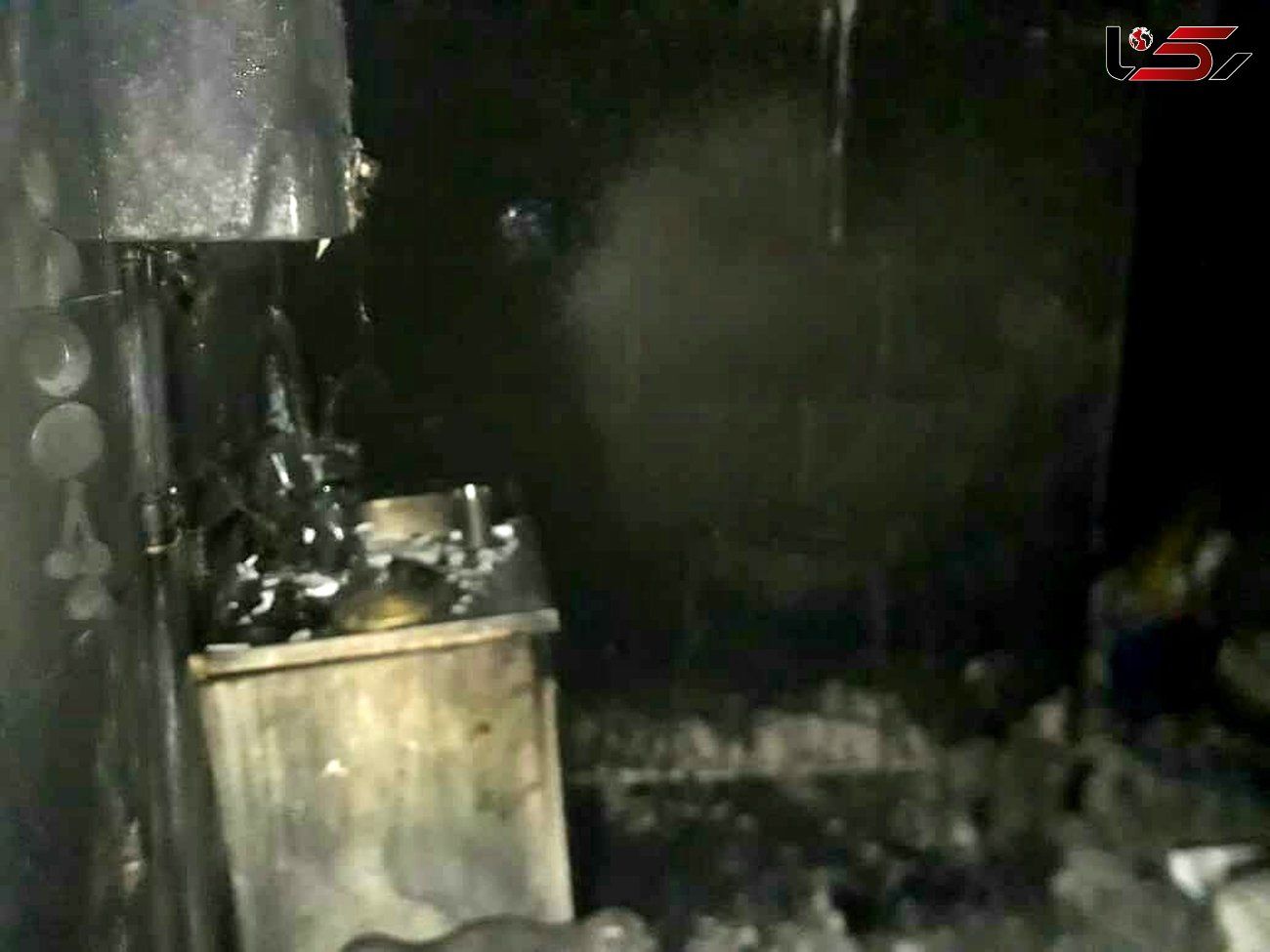 آتش سوزی در کوی یاسر شهر چمران خوزستان