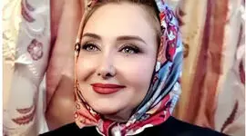 سفر در زمان / عکس کتایون ریاحی در پشت صحنه فیلم ماه مهربان سال 1374