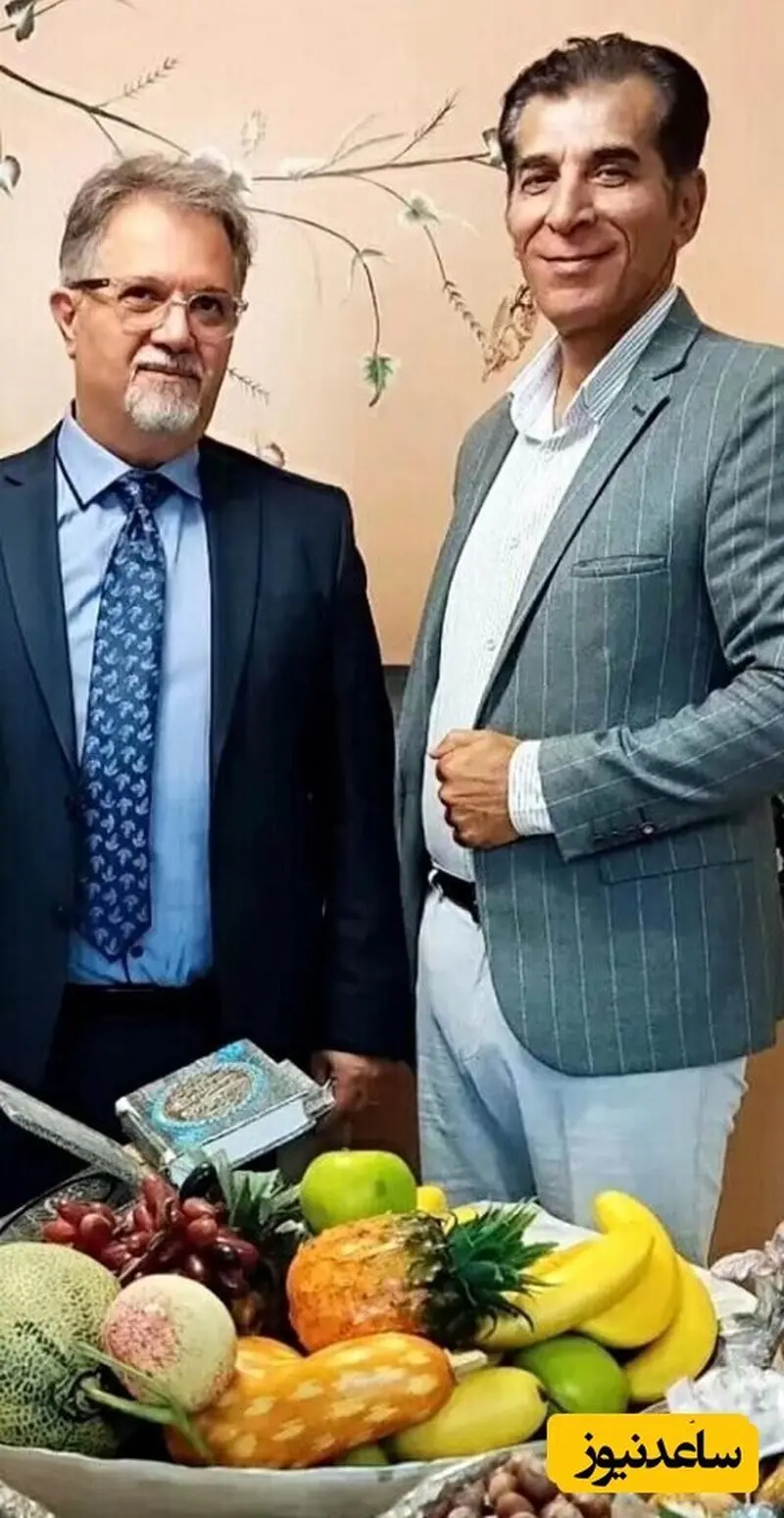  به ترتیب عاقد و همسر آناهیتا همتی