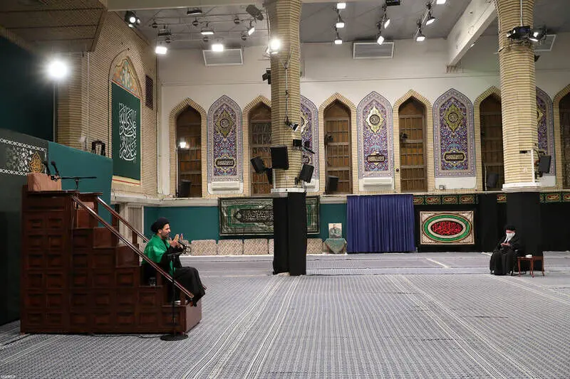 مراسم عزاداری شب شهادت حضرت فاطمه ‌زهرا (س) در بیت رهبری 