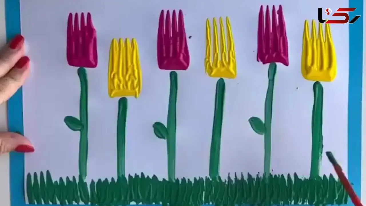 نقاشی با چنگال + فیلم