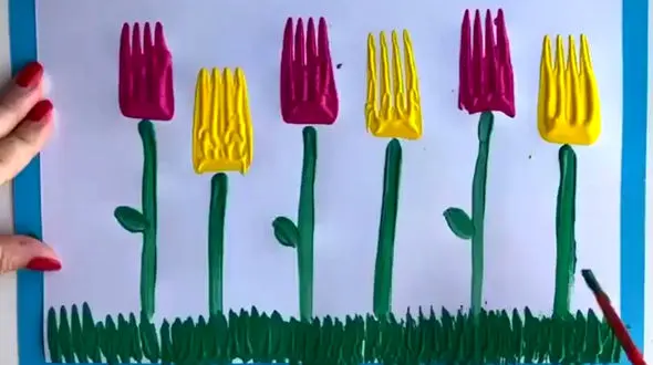 نقاشی با چنگال + فیلم