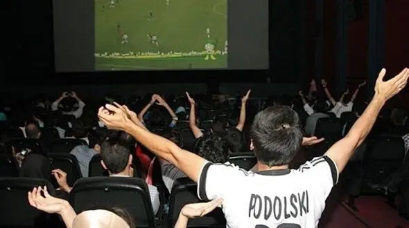 جلوگیری از پخش فوتبال در سینما
