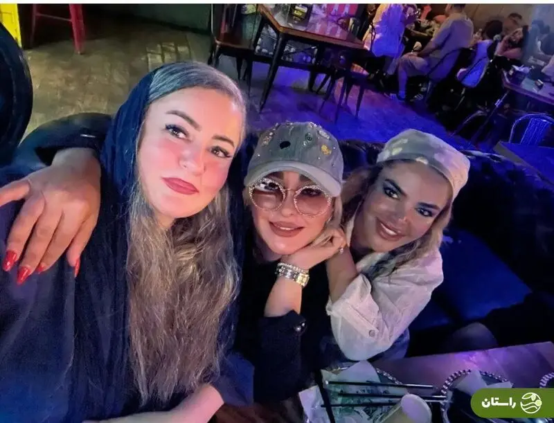 عکس‌های صمیمانه نعیمه نظام دوست، الهام حمیدی، پژمان جمشیدی در شب‌های جذاب کیش