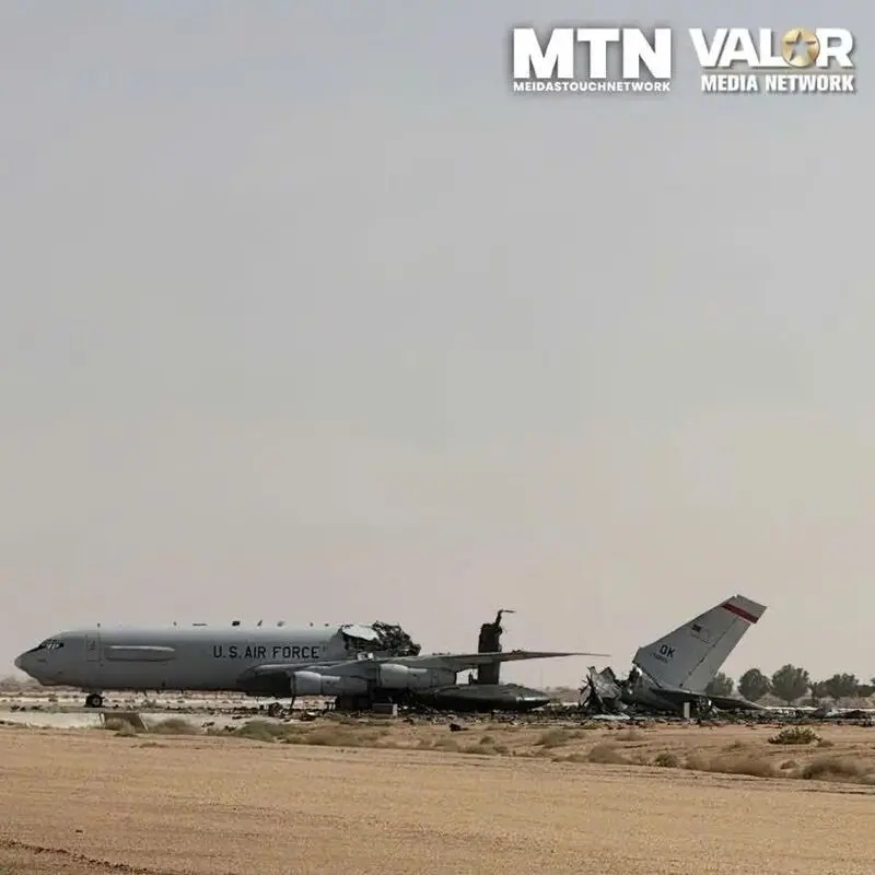 پایگاه آمریکا آسیب جنگ
