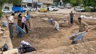 نمایان شدن لایه‌های دست‌نخورده شهر شاپورخواست در کاوش محوطه باستانی مناره آجری خرم‌آباد