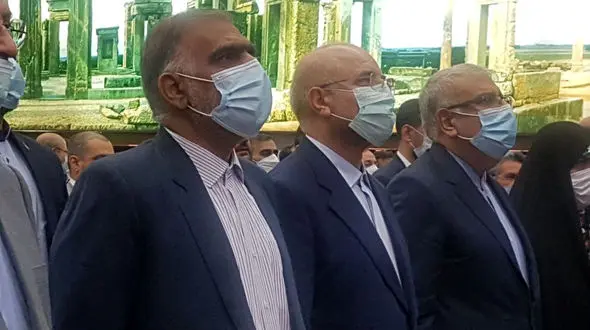 افتتاحیه بیست و ششمین نمایشگاه بین المللی نفت، گاز، پالایش و پتروشیمی با حضور رئیس مجلس و وزیر نفت