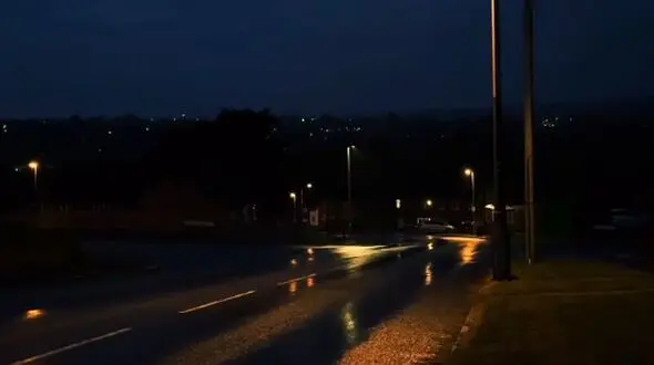 دو لحظه از آرامش از تاریکی شب تا سفیدی برف