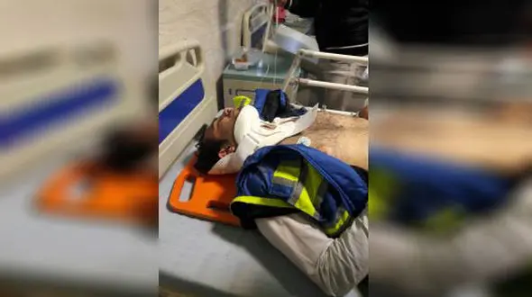 زیرگرفتن هولناک یک امدادگر اورژانس که در حال مداوا یک زوج قائمشهری بود+ تصاویر