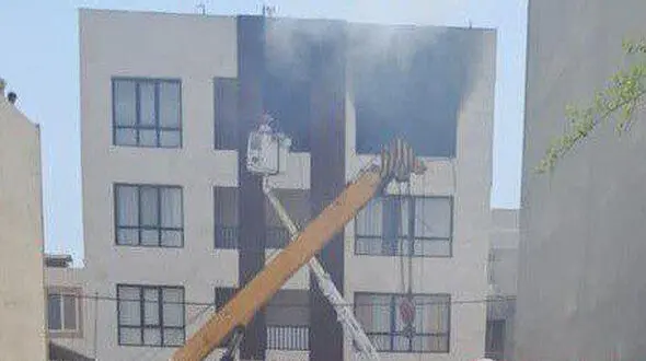 مرگ جگر سوز آتش نشان فداکار در صحنه رزم با آتش 