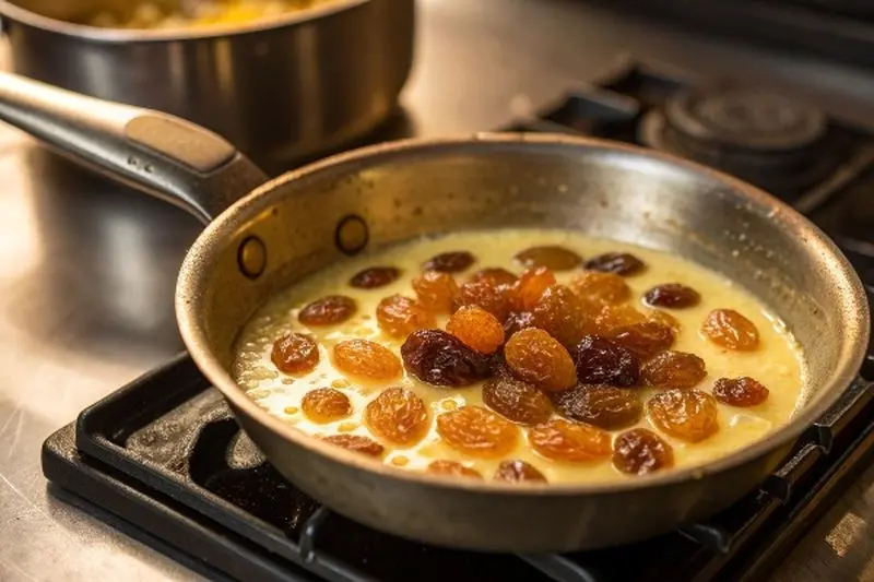 a-small-pan-on-the-stove-with-melted-butter-golde