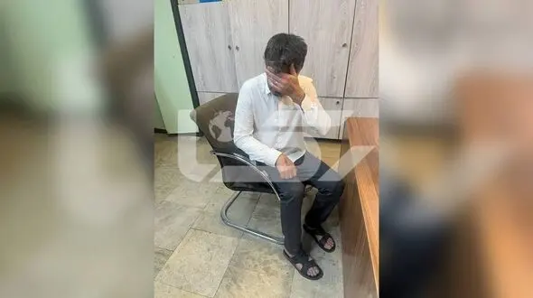 اولین تصویر از سارق منزل سفیر در کلانتری 134 شهرک قدس
