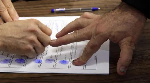 اخذ اثر انگشت در روز رای گیری انتخابات 1400 ممنوع شد